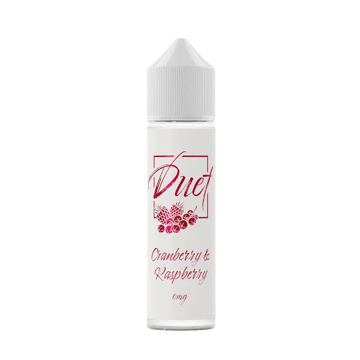 Duet cranberry & raspberry 0mg 50ml shortfill e-liquid available at dispergo vaping uk