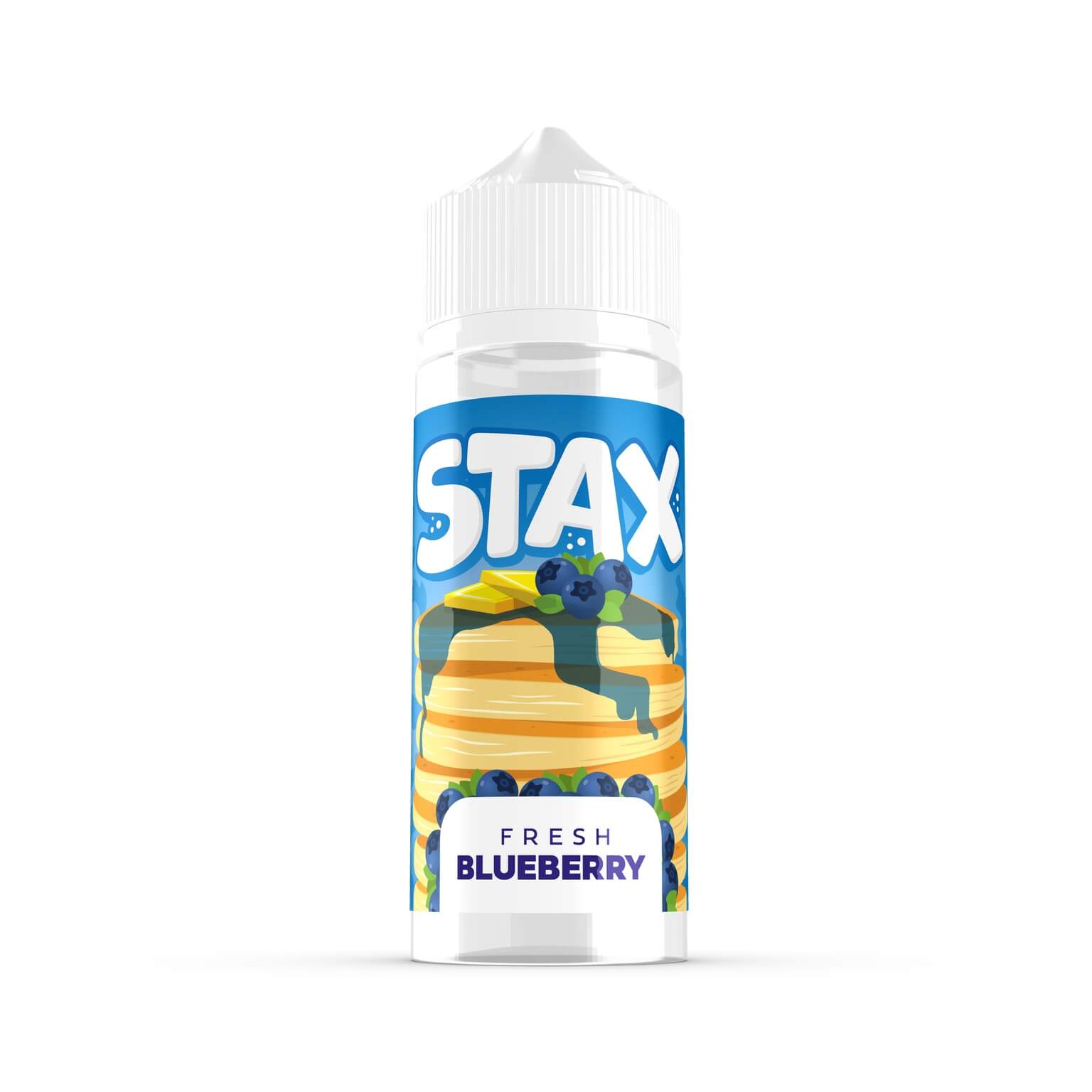 Stax fresh blueberry 100ml shortfill e-liquid available at dispergo vaping uk
