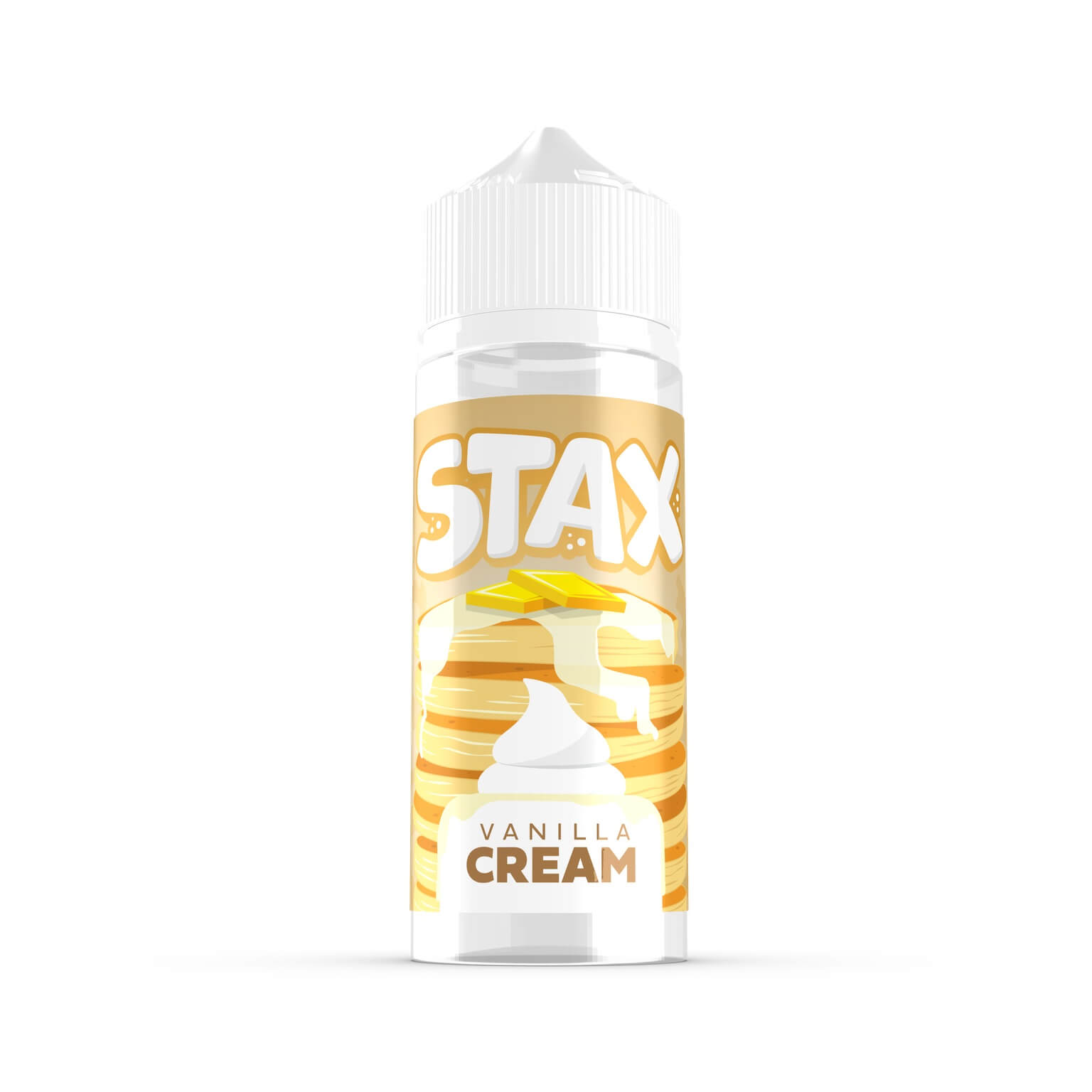 Stax vanilla cream 100ml shortfill e-liquid available at dispergo vaping uk