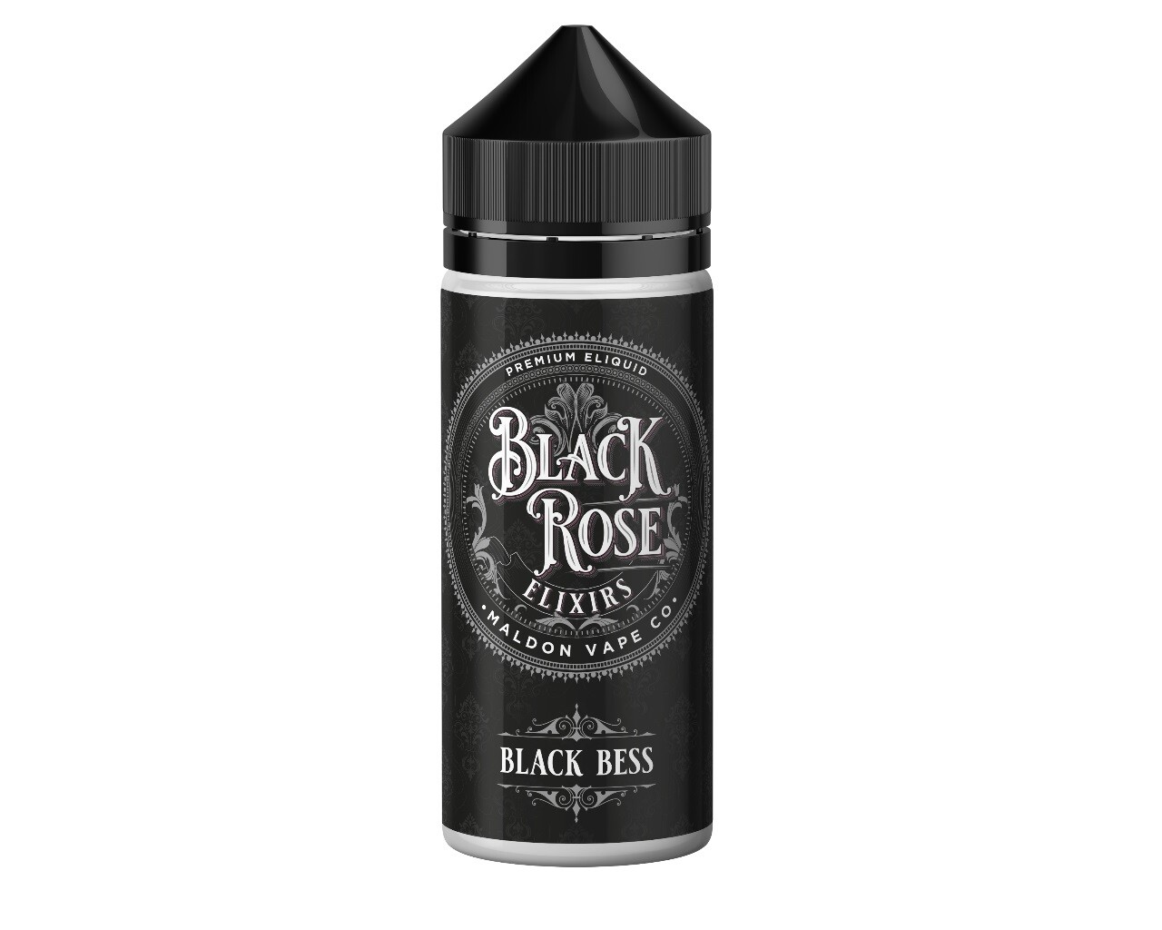 black bess flavoured e-liquid 100ml shortfill by black rose elixir