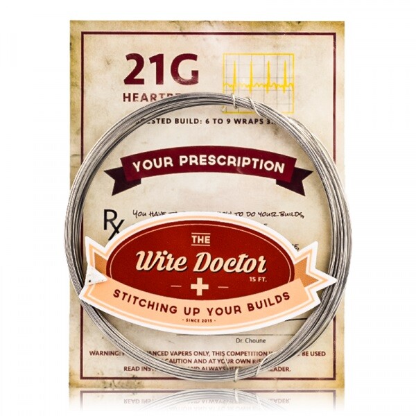 The wire doctor 21g competition wire available at dispergo vaping uk