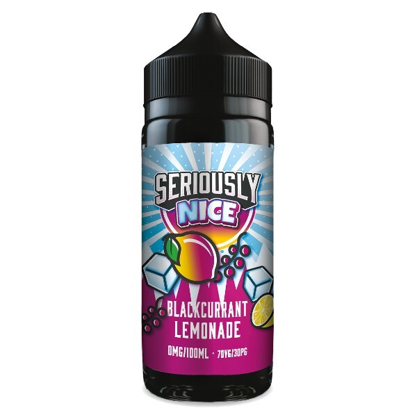 Seriously Nice In Blackcurrant Lemonade, 100ml E-Liquid 70/30 0mg Available At Dispergo Vaping UK