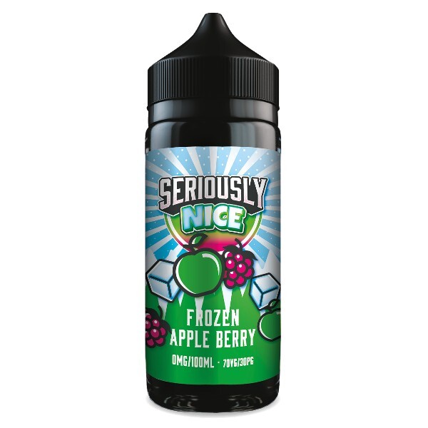 Seriously Nice In Frozen Apple Berry, 100ml E-Liquid 70/30 0mg Available At Dispergo Vaping UK