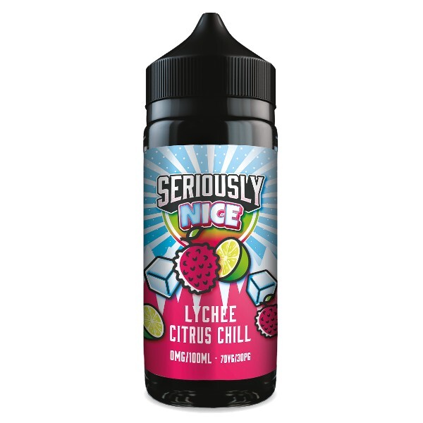 Seriously Nice In Lychee Citrus Chill, 100ml E-Liquid 70/30 0mg Available At Dispergo Vaping UK