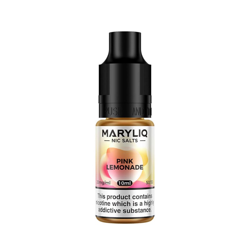 Get Your Maryliq Nic Salt's In Pink Lemonade Available At Dispergo Vaping, This Range Consists Of The Same Flavours As What You Would Find In The Lost Mary Disposables