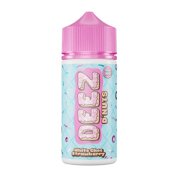 white chocolate strawberry flavour e-liquid 100ml e-liquid by Deez D'nuts