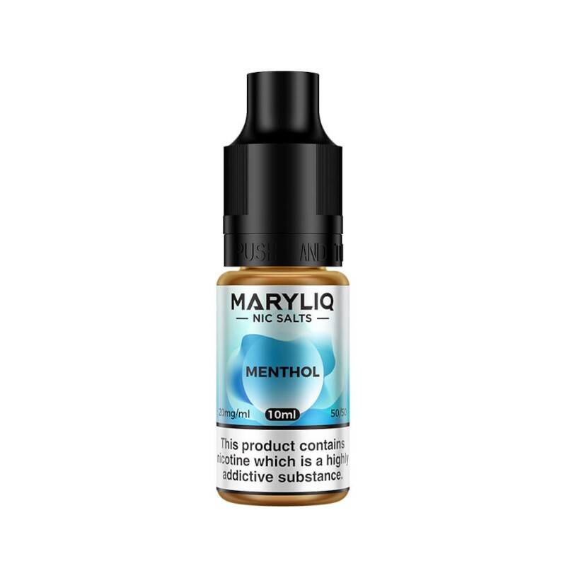Get Your Maryliq Nic Salt's In Menthol Available At Dispergo Vaping, This Range Consists Of The Same Flavours As What You Would Find In The Lost Mary Disposables