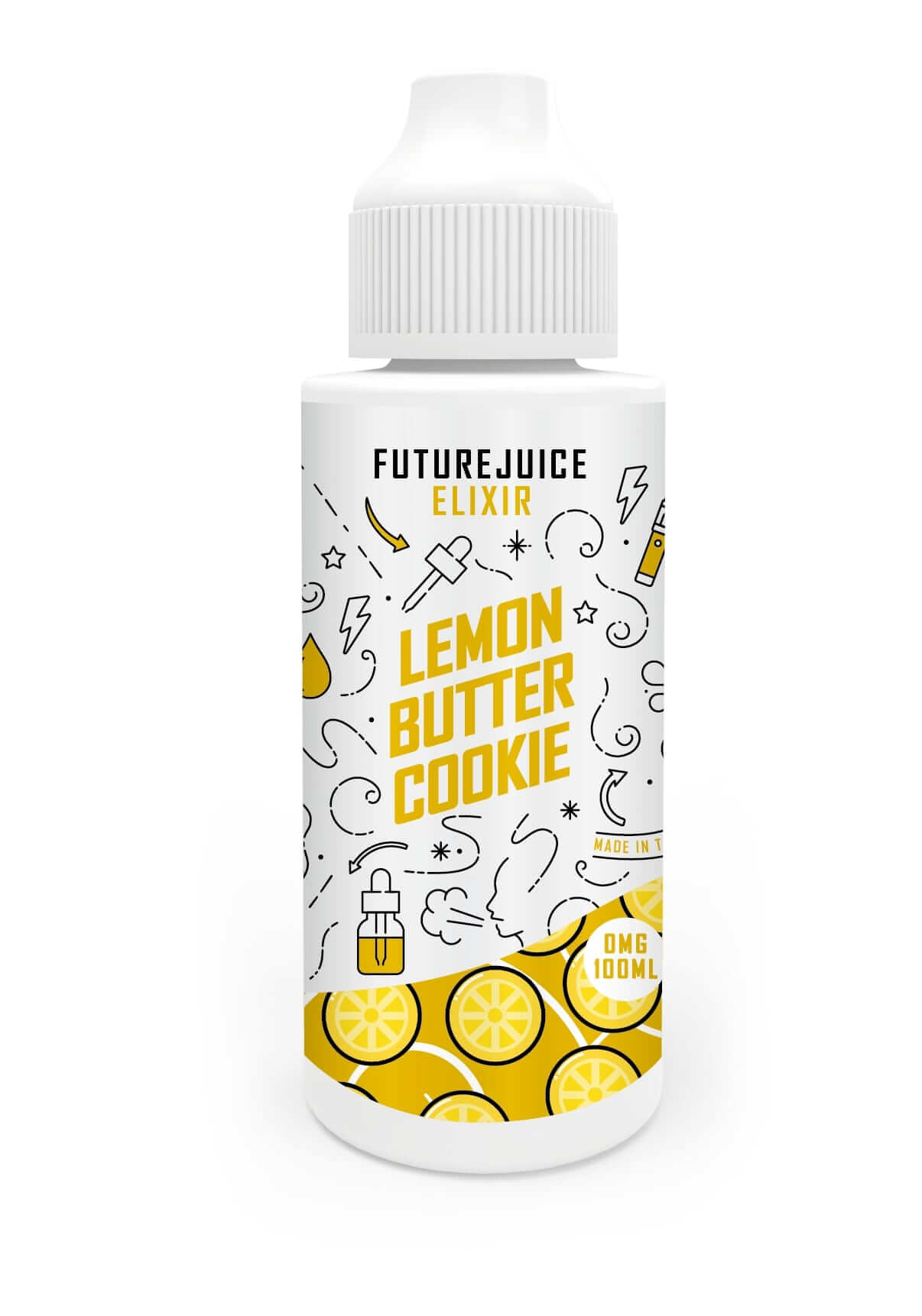 Future Juice Lemon Butter Cookie Shortfill Eliquid Now Available at Dispergo Vaping UK